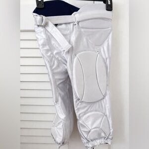 Alleson Athletic Reversible Padded Football Pants Youth Small – White/Blue